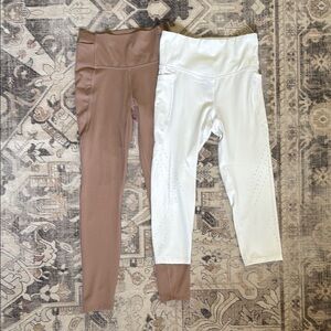 Nude/White Activewear